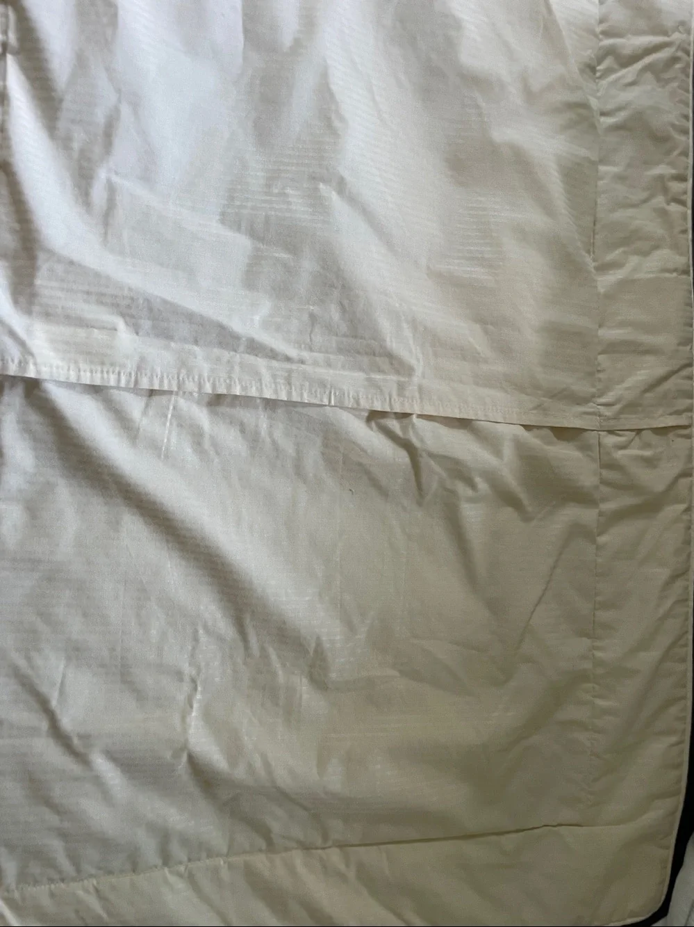 Luxury White Body Pillow with designer Soft Cover. Ivory.IKEA. Never used.